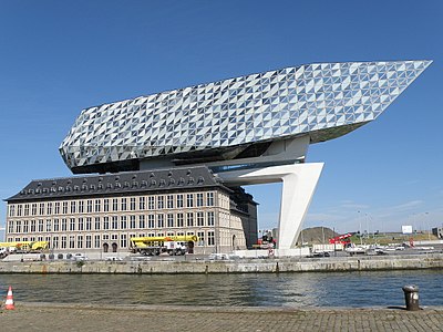 Port Authority Building (Havenhuis) in Antwerp, Belgium (2016)