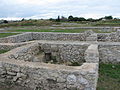 Ruins of a building made of stones and bricks