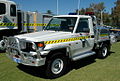 A Western Australia 70 Series Land Cruiser Fire appliance ( Model HZJ75R)