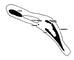 Map of the island