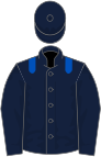 Dark blue, royal blue epaulets