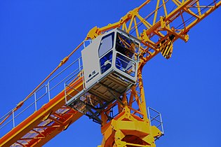 Tower crane cabin