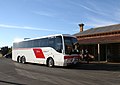 Trotter's Coach Design bodied Mercedes-Benz O500RF-3 at Stawell in January 2009