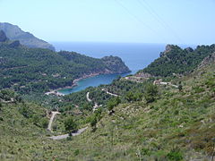 Vista general de la cala desde el Coll de Sant Llorenç.