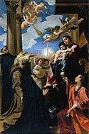 盧多維科·卡拉齊的《巴傑利尼聖母》（Madonna dei Bargellini），282 × 188cm，約作於1588年。[31]