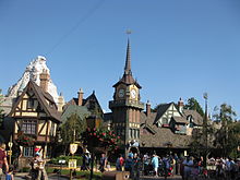 Attractions in FantasylandPeter Pan's Flight and the Matterhorn in Fantasyland