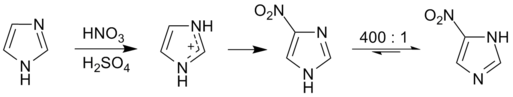 咪唑硝化反應