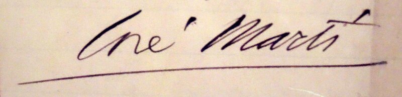 Archivo:José Martí's signature.jpg