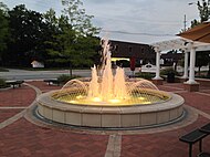 The Monon Trailhead in downtown Munster was built in 2012.