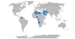 Organization of the Petroleum Exporting Countries 的位置