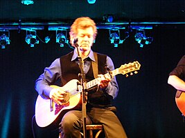 Crowell onstage at Whelans, Dublin January, 2009