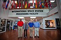 The main visitor entrance lobby to the SSPF in September 2019. Note the signage displays 'International' in addition to the building's name, but is not official.