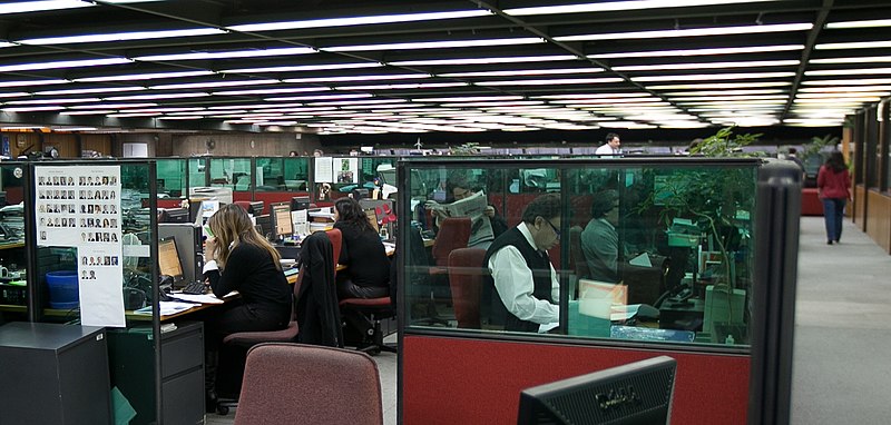 Archivo:El Mercurio newsroom (6098651486).jpg