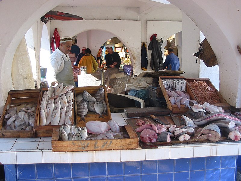 File:Essaouira, Fish Market.JPG