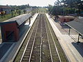 Andenes vistos desde puente peatonal