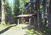 Picnic table at Kamiak Butte