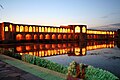 Khaju Bridge at dusk