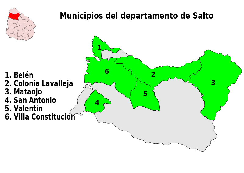 Archivo:Municipios de Salto.svg