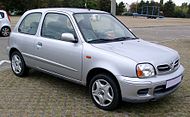 2000–2003 Nissan Micra K11C (second facelift), front