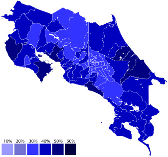 PUSC strength by canton