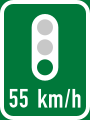 Traffic light km hours