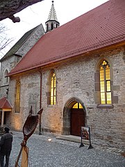 Johanniterhalle, exhibition site of Darmstadt Madonna