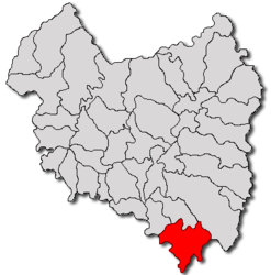 Location in Covasna County