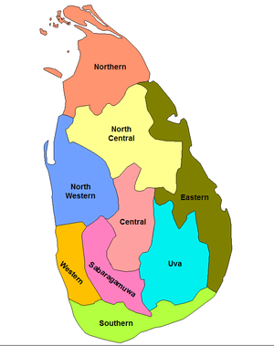 Provinces of Sri Lanka.