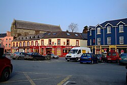 The junction of Main Street, North Road and the pier in Castletownbere