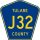 County Road J32 marker