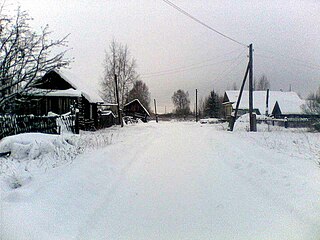 Вид улицы со стороны железной дороги