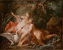 Leda and the Swan, 1741, Los Angeles County Museum of Art