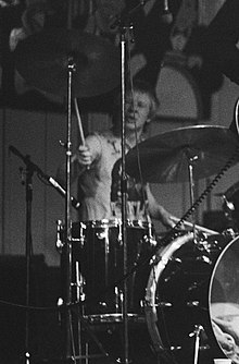 Cook playing with the Sex Pistols in Paradiso, Amsterdam, Netherlands on 6 January 1977.