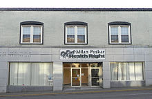 photo of storefront of Milan Puskar Health Right free clinic