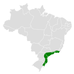 Distribución geográfica del hormiguero escamoso.