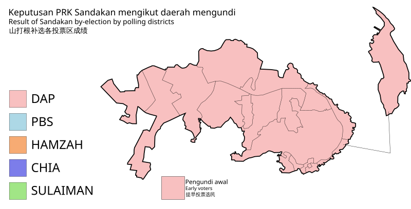 File:PRK Sandakan result map.svg