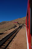 Another train approaching at Windy Point