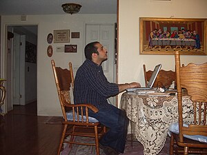 Watching and blogging on election night, November 2004