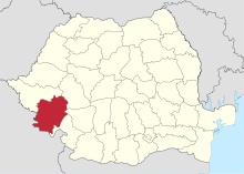 Caras-Severin in Romania.svg