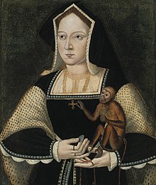 Queen Catherine posing for a portrait