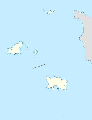 Mapa de localización de Islas del Canal