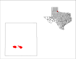 Location of Childress, Texas