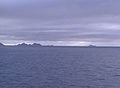 Deceit teeth seen from Hornos Island.