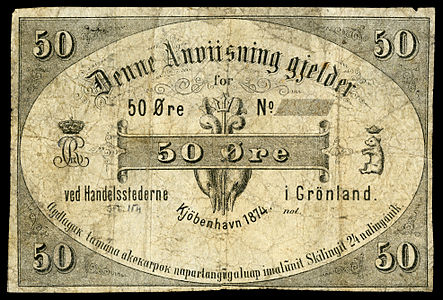 Greenlandic krone, by Denmark