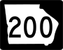 State Route 200 marker