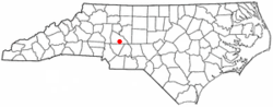 Location of Bear Poplar, North Carolina