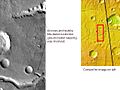 Nirgal Vallis that runs in two quadrangles has features looking like those caused by sapping. Nirgal Vallis is one of many ancient river valleys studied by THEMIS.