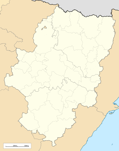 2019–20 Tercera División is located in Aragon