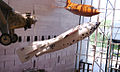 SpaceShipOne in the National Air and Space Museum in Washington D.C., with the Spirit of Saint Louis and Bell X-1 Glamorous Glennis