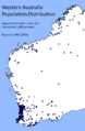 WA Population distribution